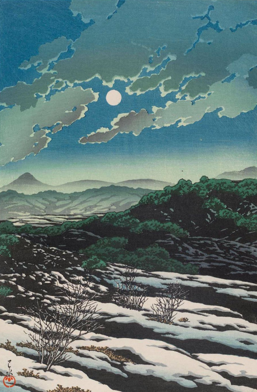 川濑巴水1927狩勝峠大橙漫设071
