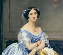 《布罗格利公主》安格尔超高清油画大图下载