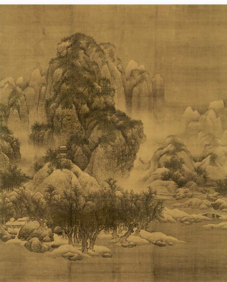 宋 范宽 雪景寒林图 高清大图