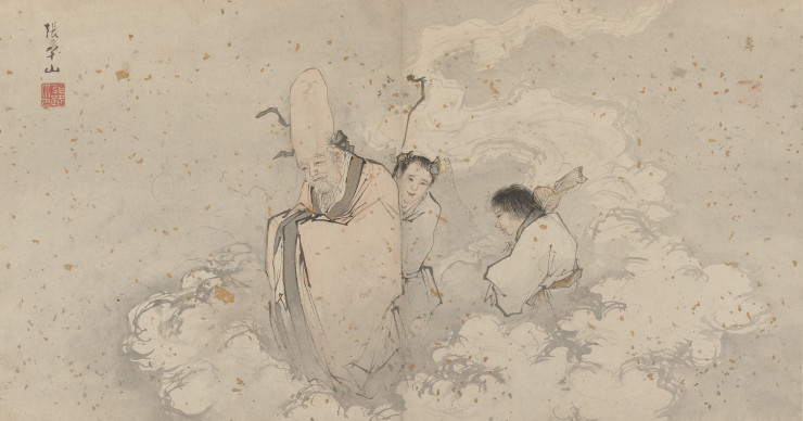 郭羽 宋人 上博画集选纸本真迹扫描高清大图16