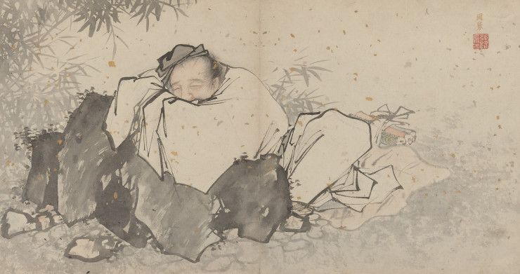 郭羽 宋人 上博画集选纸本真迹扫描高清大图25