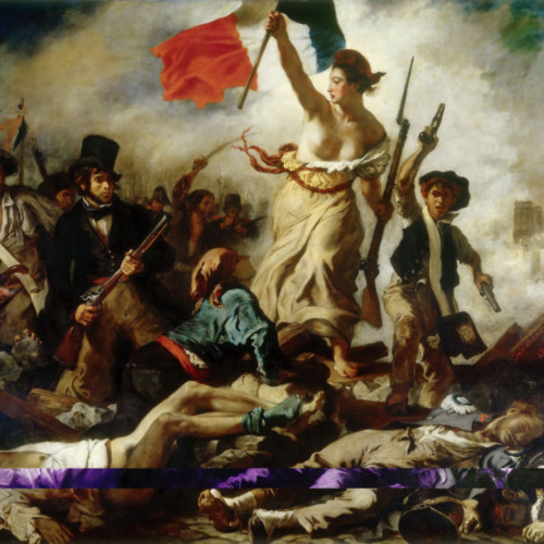德拉克洛瓦油画《自由领导人民》...