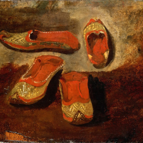 《鞋子》德拉克洛瓦油画高清大图-033