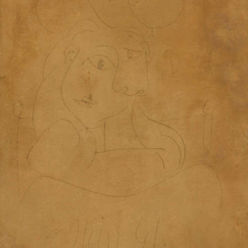 思考的人 毕加索高清素描(177)