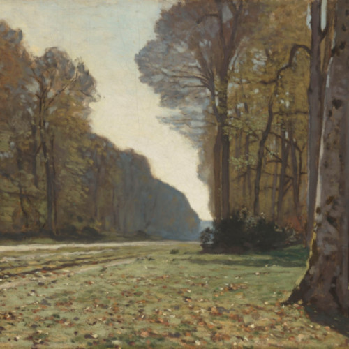 查利广场-41-莫奈-Le Pavé de Chailly (1865)