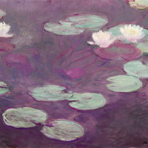 睡莲-63-莫奈-Waterlilies B.1906
