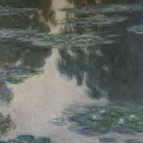 睡莲-69-莫奈-Water Lilies, 1907