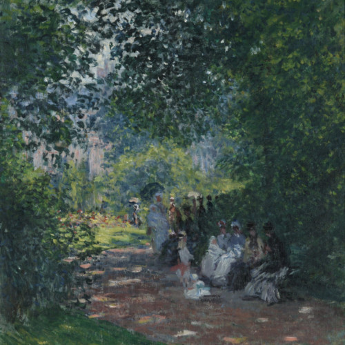 蒙索公园-137-莫奈-Au Parc Monceau, 1878