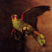 绿鹦鹉-梵高高清油画下载