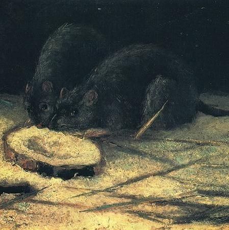两只老鼠-梵高油画作品