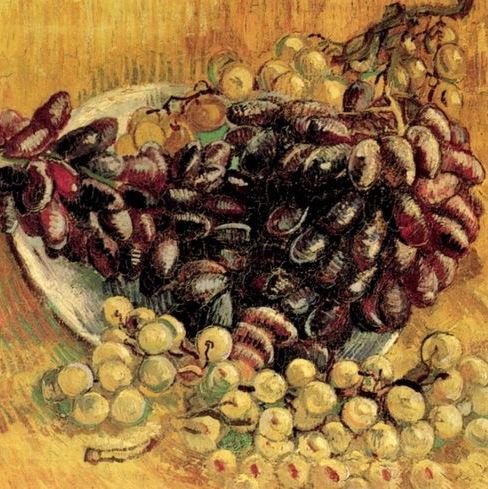 葡萄静物-梵高油画作品