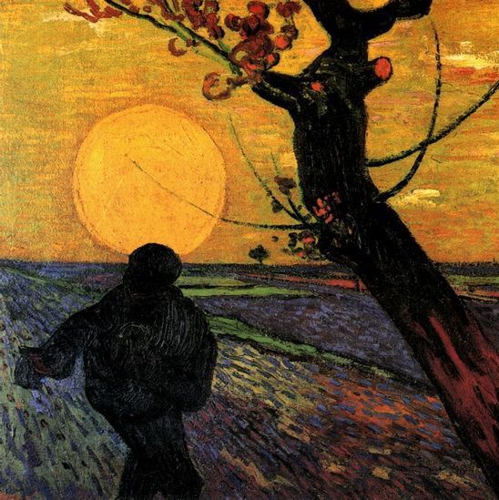 播种者 1888年11月-梵高油画作品