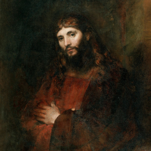 伦勃朗油画《耶稣肖像》高清大图...