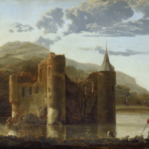 阿尔伯特·库普高清油画《乌伯根城堡》下载-038