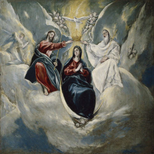 埃尔.格列柯 高清油画《圣母》...