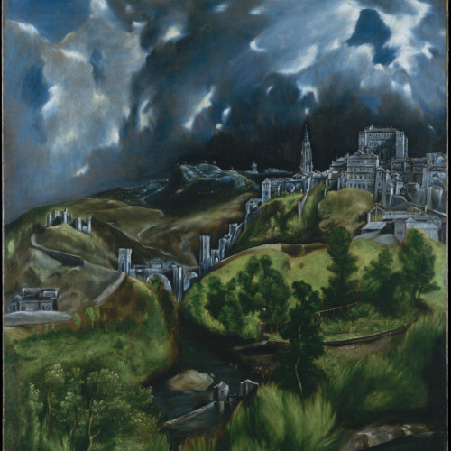 埃尔.格列柯 高清油画《托莱多之景》下载21
