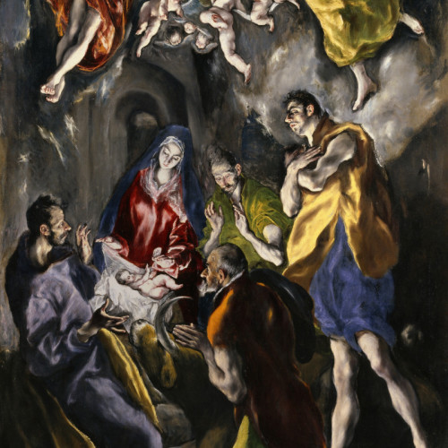 埃尔.格列柯 高清油画《牧羊人的崇拜》下载68