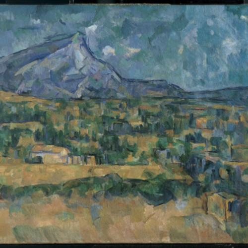 塞尚油画《圣维多利亚山》高清大图-101