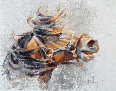 外国版“徐悲鸿”阿比盖尔·古通，她画马的水平堪称一绝！