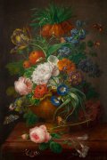 超凡脱俗的花卉~奥地利画家德雷克斯勒花卉油画作品欣赏