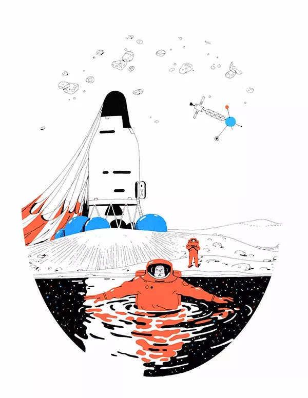 明快清新的颜色画愉快的故事-插画欣赏 明快清新的颜色画愉快的故事-插画欣赏