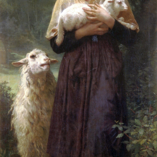 威廉·阿道夫·布格罗高清油画《牧羊女》下载166