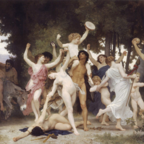 威廉·阿道夫·布格罗高清油画《酒神巴克斯的青年》下载096