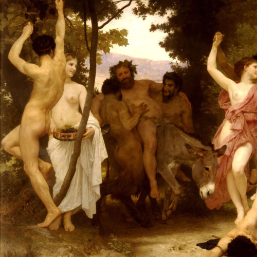 威廉·阿道夫·布格罗高清油画《酒神巴克斯的青年》下载103