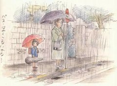 宫崎骏40年原画手稿，张张都充满治愈人心的力量