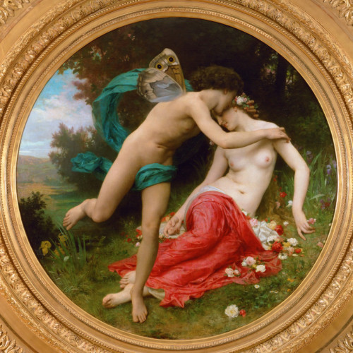 威廉·阿道夫·布格罗高清油画《花神与风神》下载102