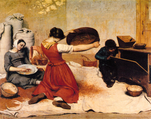 居斯塔夫·库尔贝油画人物作品欣赏