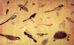 《写生珍禽图》看千年前中国画家如何教孩子写生