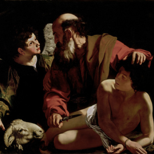 卡拉瓦乔油画《艾萨克的牺牲》高清大图34