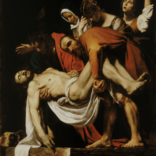 卡拉瓦乔油画《基督下葬（基督之死）》高清大图52