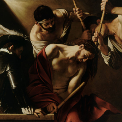 卡拉瓦乔油画《荆棘冠冕》高清大图62