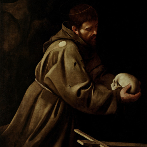 卡拉瓦乔油画《圣弗朗西斯》高清大图37