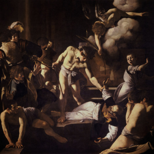卡拉瓦乔油画《圣马太殉教》高清大图58