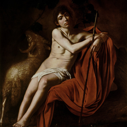 卡拉瓦乔油画《圣施洗约翰》高清大图18