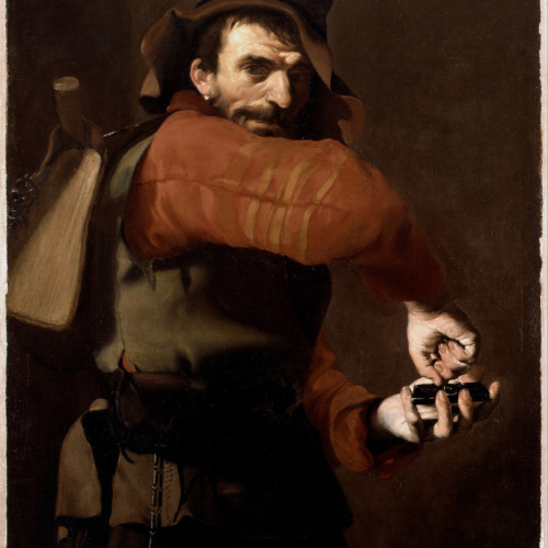 卡拉瓦乔油画《锁匠》高清大图56