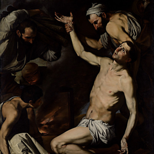 卡拉瓦乔油画《殉难圣劳伦斯》高清大图21