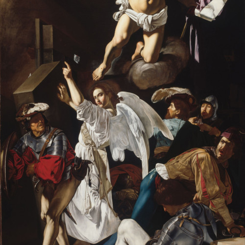 卡拉瓦乔油画《耶稣复活》高清大...